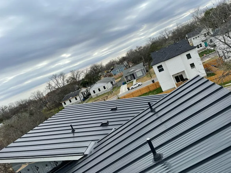 Standing seam metal roof panels with vents for Skylight Repair in Corbin
